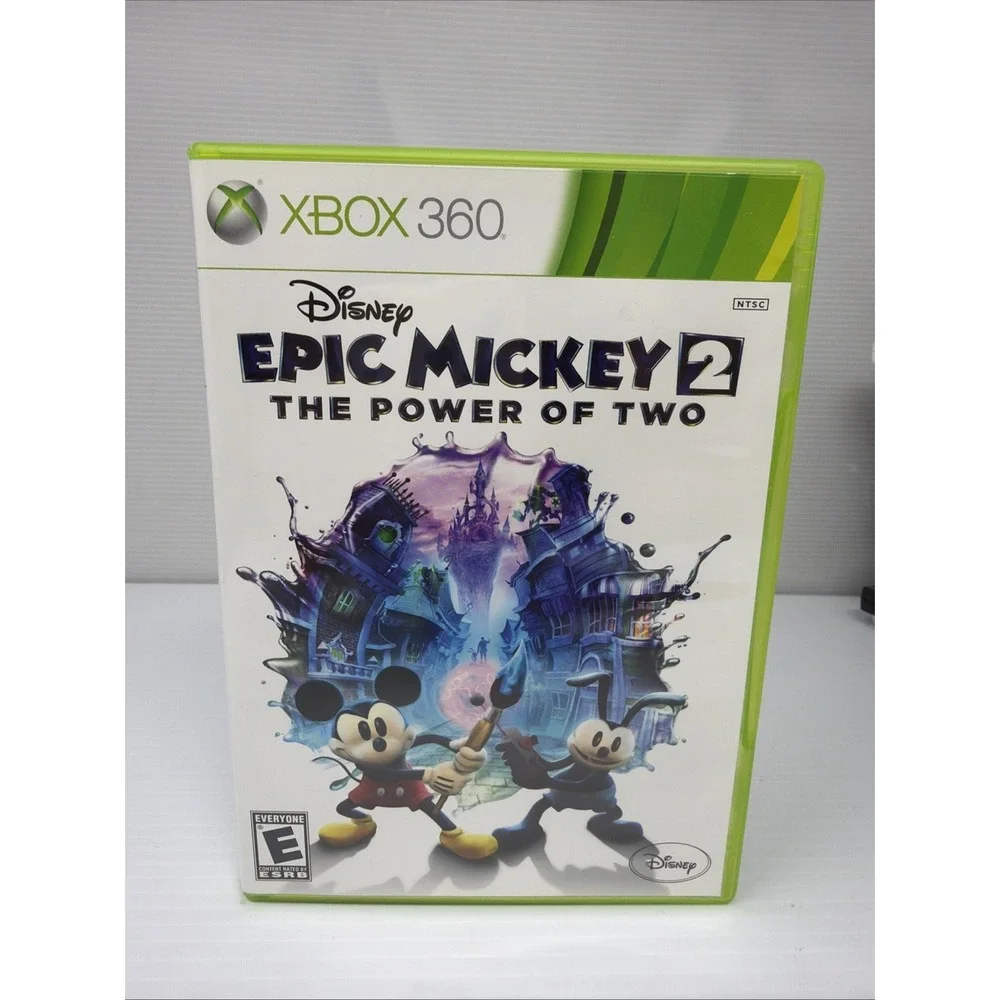 Disney Epic Mickey 2: The Power of Two‎ (Xbox 360, 2012) Complete Tested Working